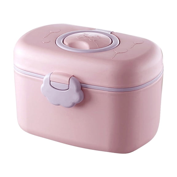 Zzxfth Portable Formula Container Sealed and Food Dispenser Travel Friendly Milk Powder Box for Snacks and Rice Compact Design