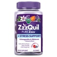thumbnail image 1 of ZzzQuil PURE Zzzs Melatonin Sleep Aid Gummies with Ashwagandha for Adults, 1mg, 60 Count, 1 of 8