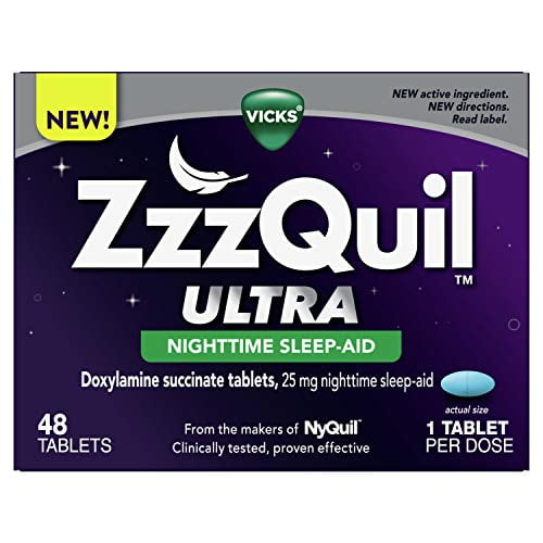 ZzzQuil Ultra Nighttime Sleep-Aid Tablets, 48 Count