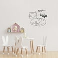 thumbnail image 1 of Zzzz Good Night - Bed Time Quotes Cute Little Baby Tiger Silhouette Vinyl Design Wall Sticker Art Decal Boys Girls Kids Room Bedroom Nursery KinderHome Decor Stickers Decoration Size (22x30 inch), 1 of 3