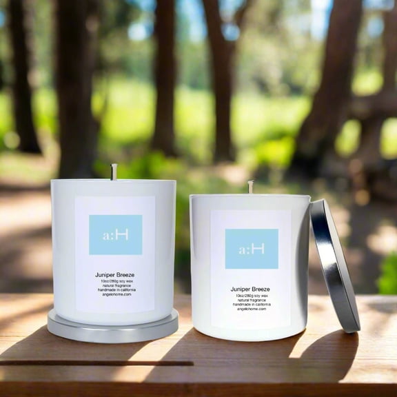a:H Scented Candle 2pk - Juniper Breeze
