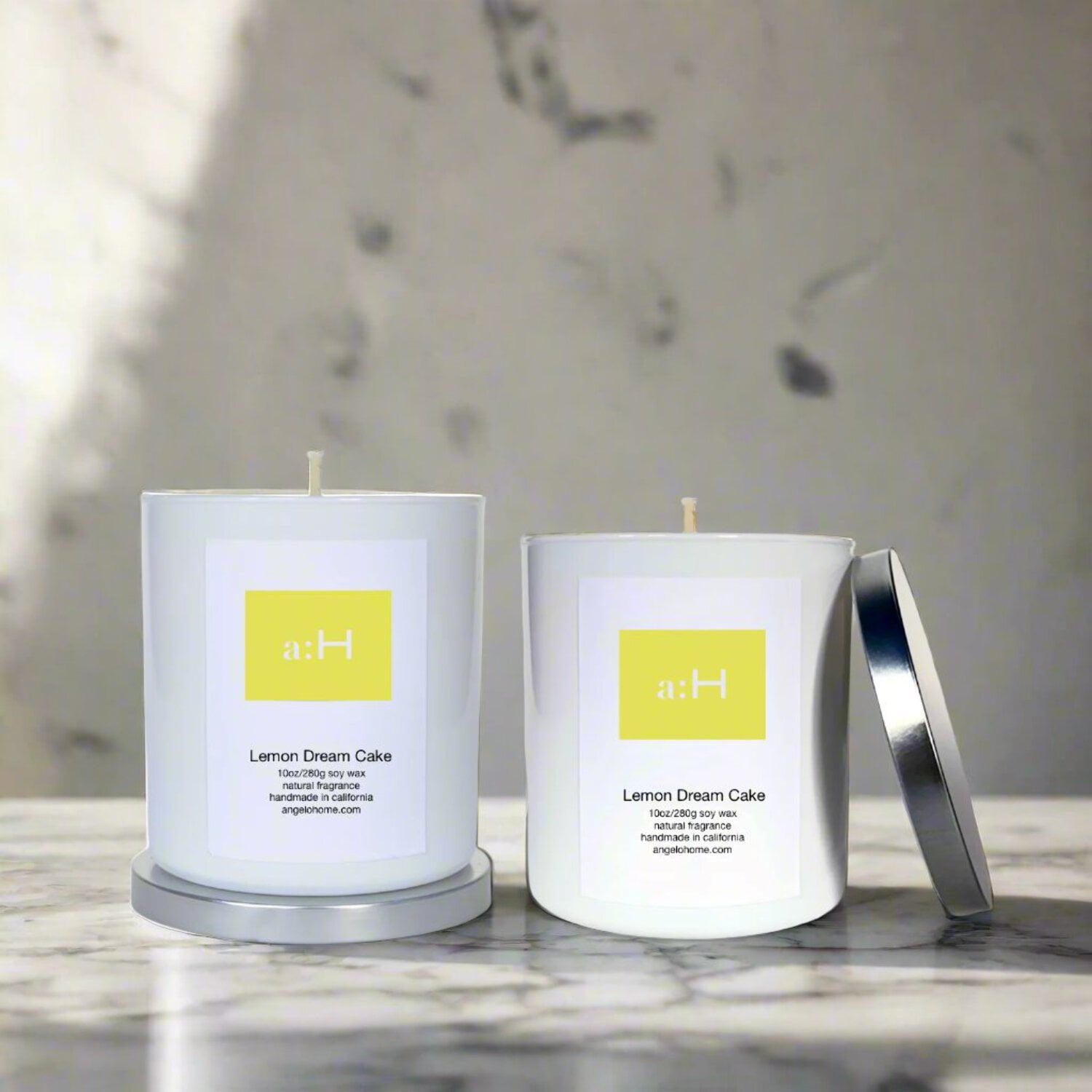 Lemon Dream Cake Scented Tumbler Candle Set