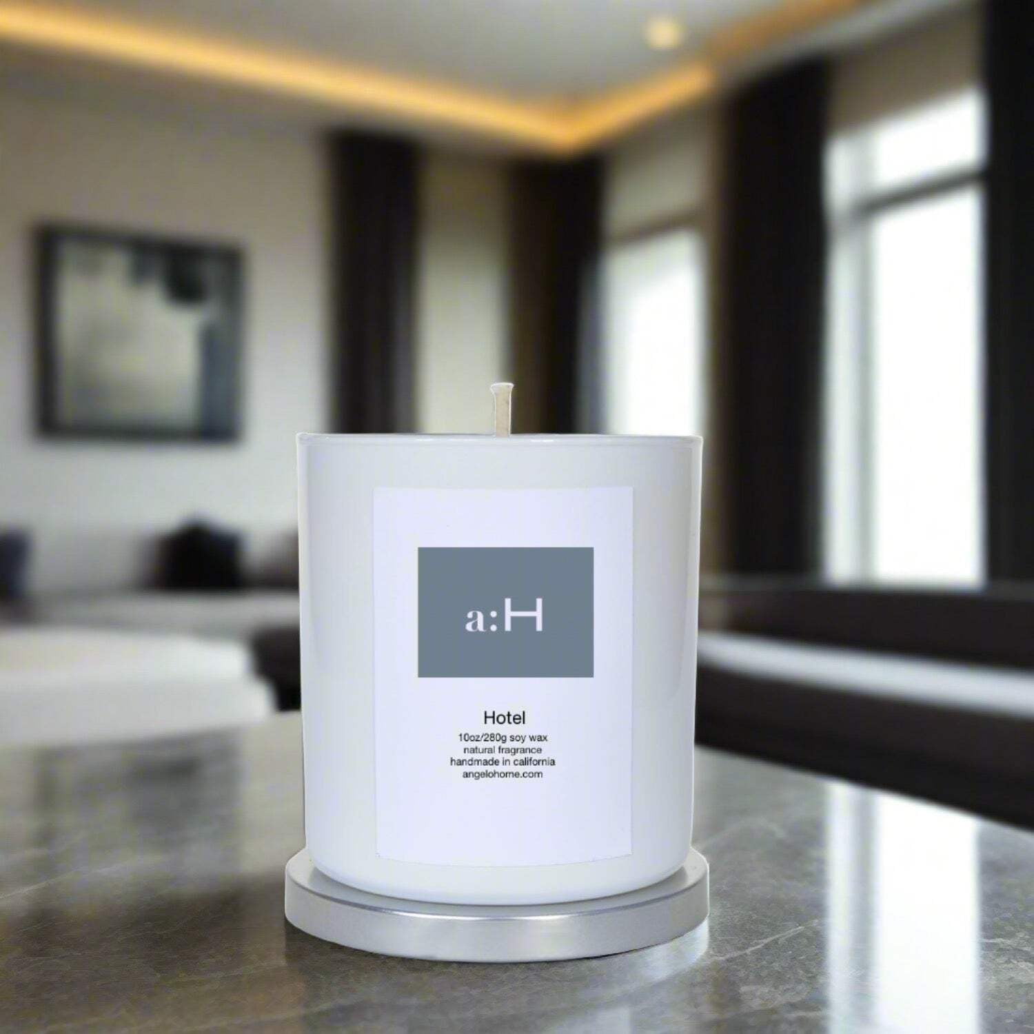 White Soy Wax Hotel Scented Tumbler Candle