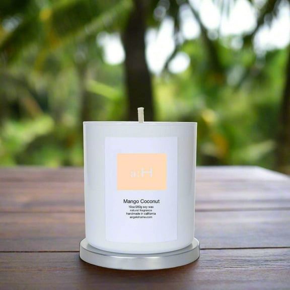 a:H Scented Candle - Mango Coconut