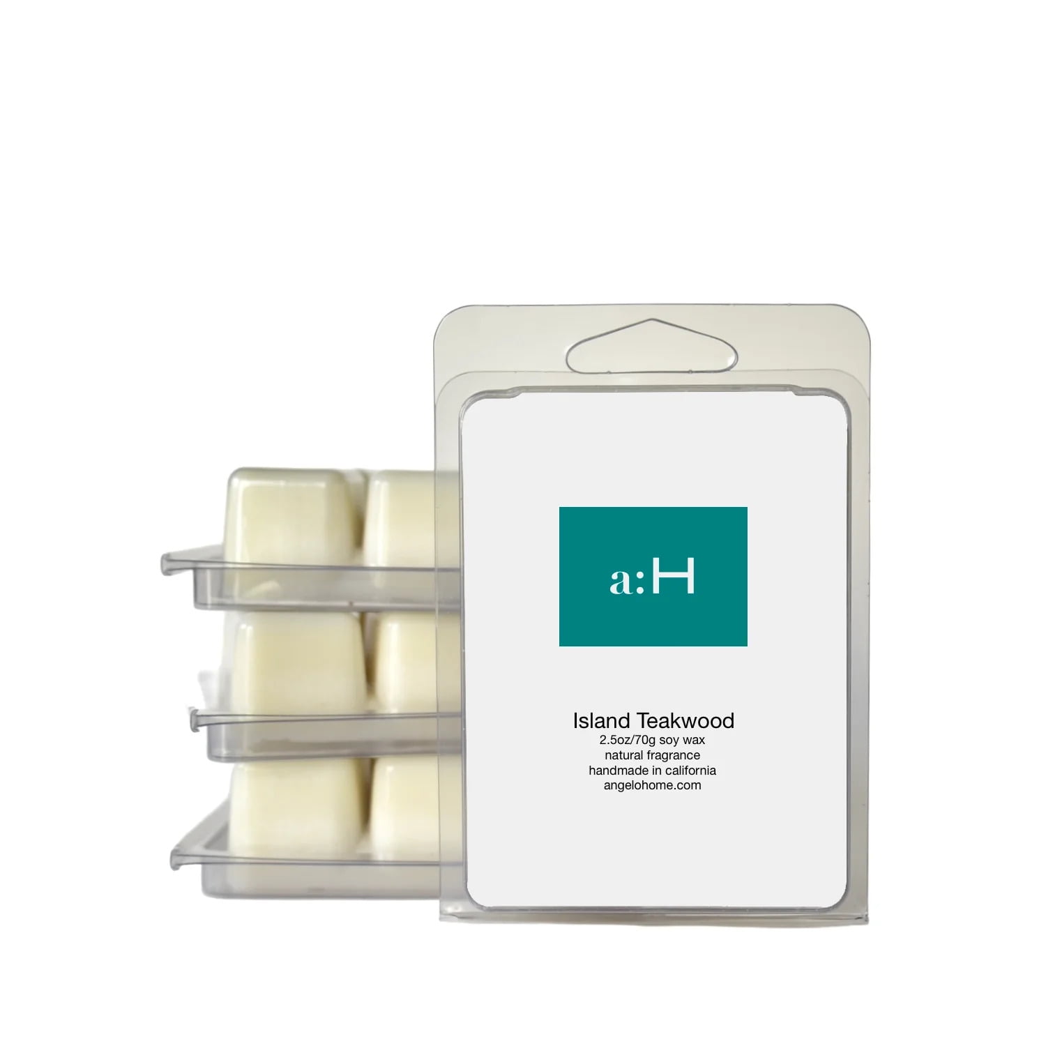 Island Teakwood Handcrafted Natural Wax Melts 4-Pack