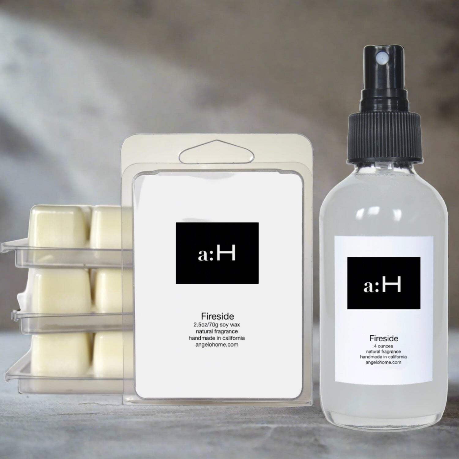 Fireside Scented Wax Melts and Room Spray Set