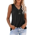 thumbnail image 1 of a.Jesdani Summer Womens Plus Size Tank Tops V Neck Casual Flowy Sleeveless Shirts Blouse m-4x, 1 of 6