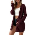 thumbnail image 1 of a.Jesdani Women Cardigan Sweater Chunky Cable Knit Loose Cardigan with Pockets S-XXL, 1 of 10