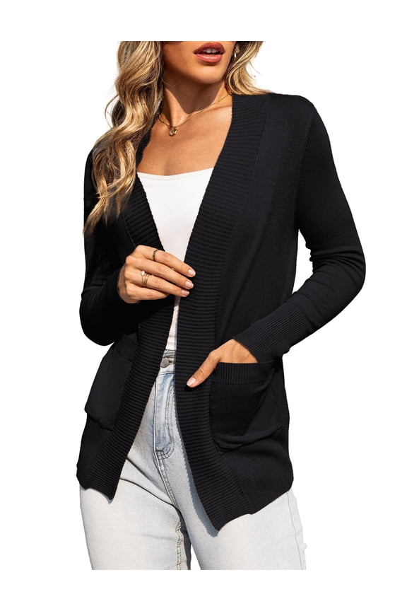 Women's Cardigan Classic Casual Lightweight Knit Cardigan Sweaters S-XXL