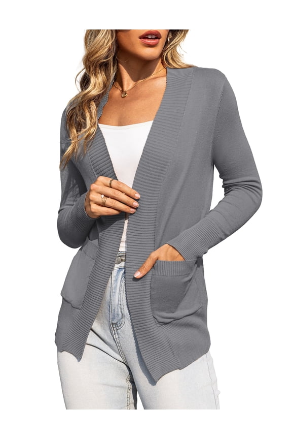 Women's Cardigan Classic Casual Lightweight Knit Cardigan Sweaters S-XXL