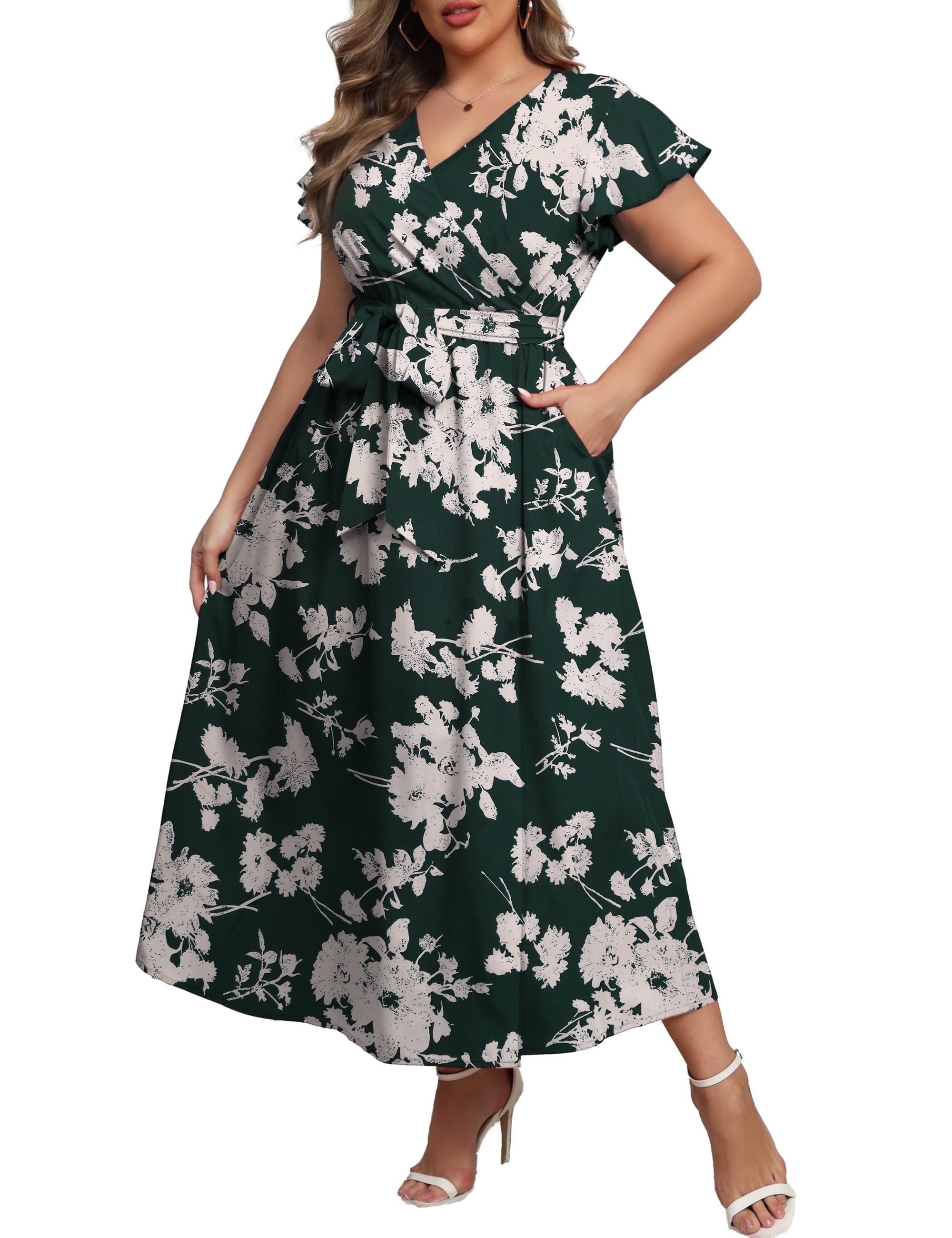 casual short sleeve midi dress – Dressbarn The Ultimate How to Size:17-34-35 MN235