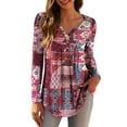 thumbnail image 1 of a.Jesdani Women's Plus Size Tunic Tops Long Sleeve V Neck Casual Blouses m-4x, 1 of 7