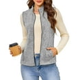 thumbnail image 1 of a.Jesdani Womens Fleece Vests lightweight Soft Fleece Vest Zip Jackets with Pockets M-3XL, 1 of 11