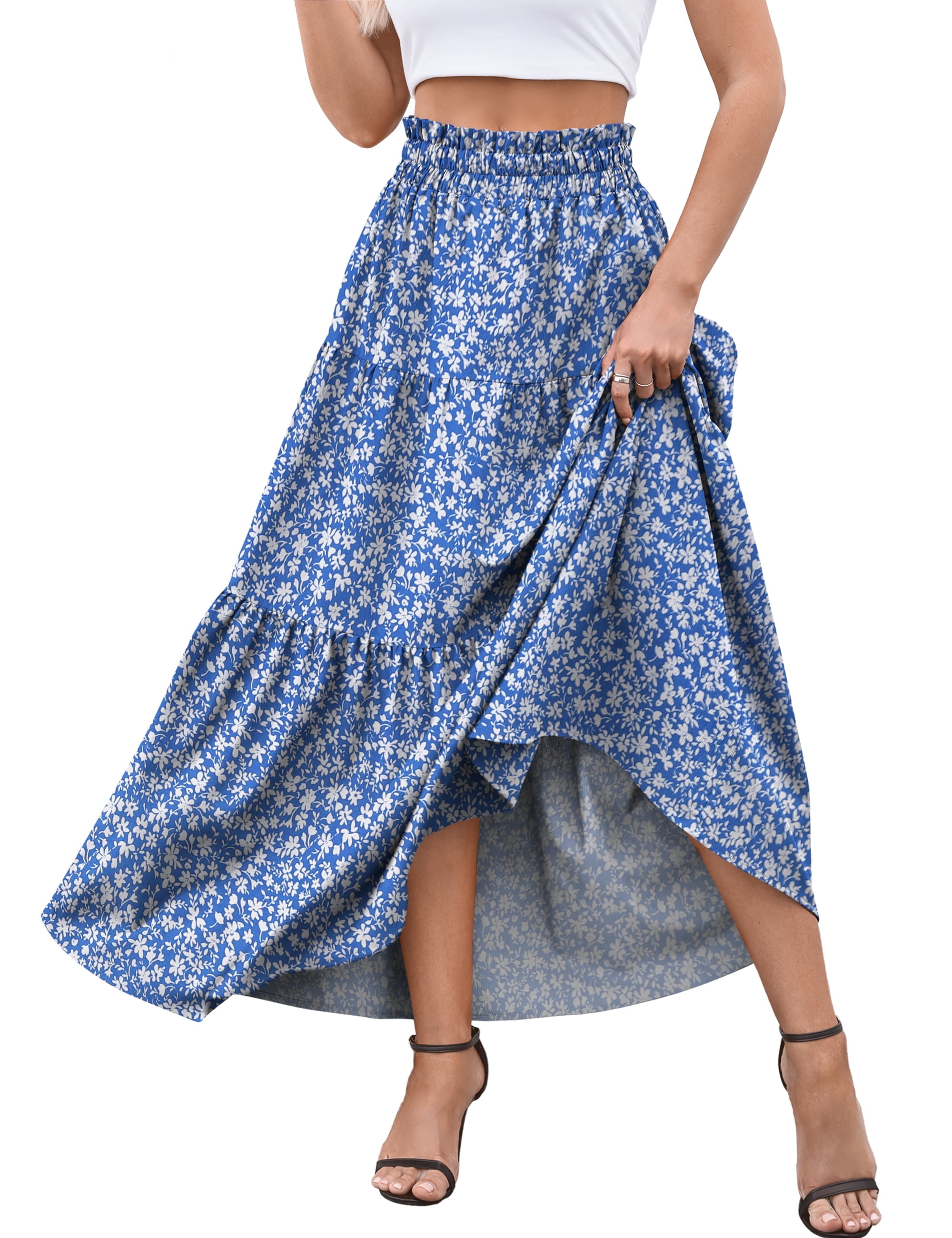 Maxi Skirt Falda Larga Verano Mujer Faldas Largas Mujer Verano - Main Image