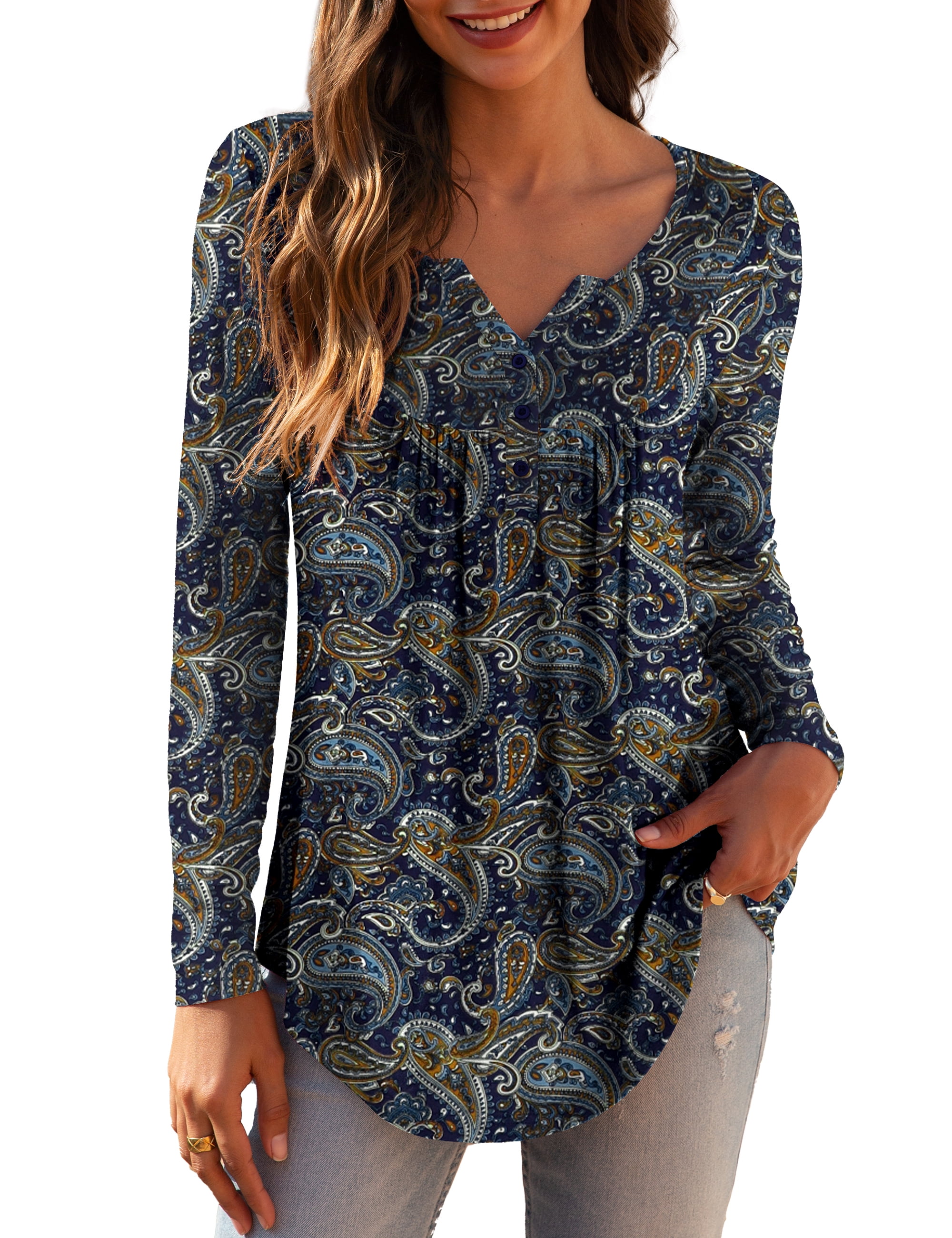 Valentines Day Shirts Womens Plus Size Long Sleeve Casual Tunic