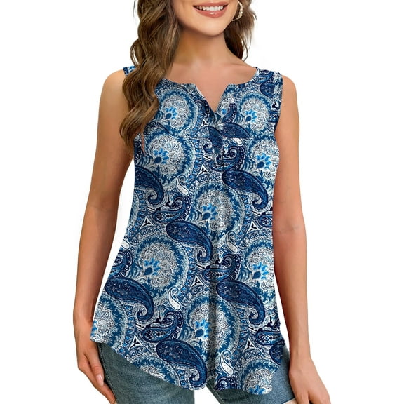 a.Jesdani Womens Plus Size Tunic Tank Tops Sleeveless Casual Blouses m-4x