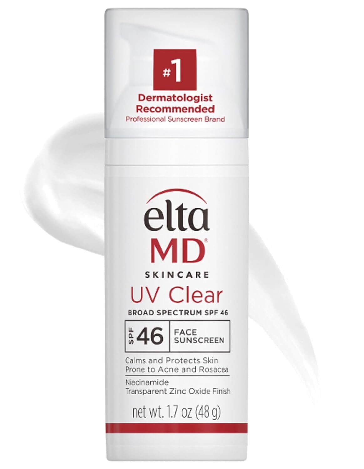 a MD UV Clear SPF 46 Broad Spectrum Facial Moisturizer, 1.7 oz (48g)