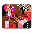 thumbnail image 1 of a Man and Woman are Having Talk at The Bar Mousepad Mouse Pad Mouse Mat 9x10 inch, 1 of 3