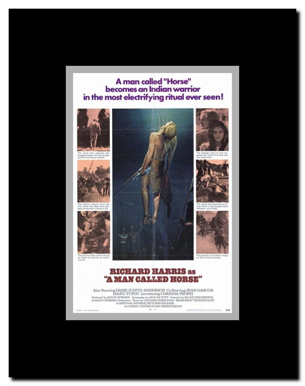 a Man called Horse Framed Movie Poster