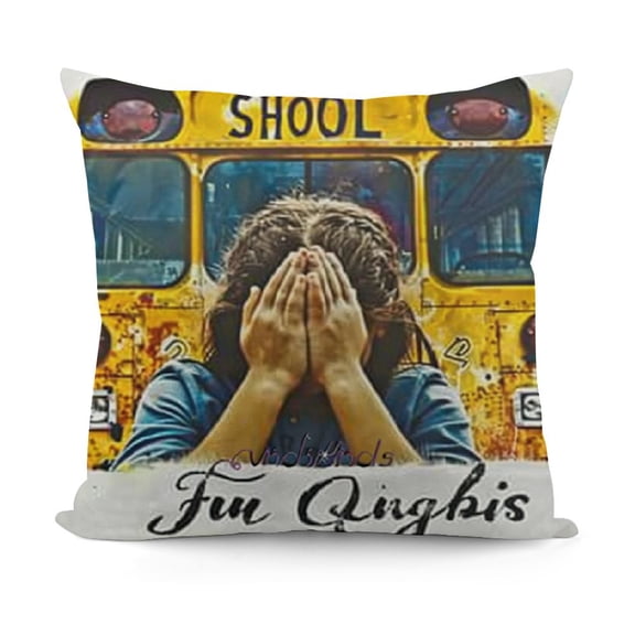 a School Bus's Prayer Canvas Home Wall Art Decor School Bus Drivers Gift Painting Poster Framed Ready to Hang
