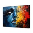 thumbnail image 1 of a Vibrant Female Face Close-Up Poster Decorative Painting Canvas Wall Art Living Room Posters Bedroom Painting,Frame-style,16x24inch(40x60cm), 1 of 8