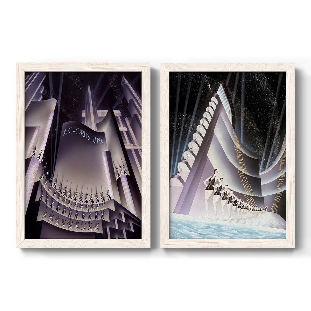 A Chorus Line - Premium Framed Canvas 2 Piece Set - Ready to Hang