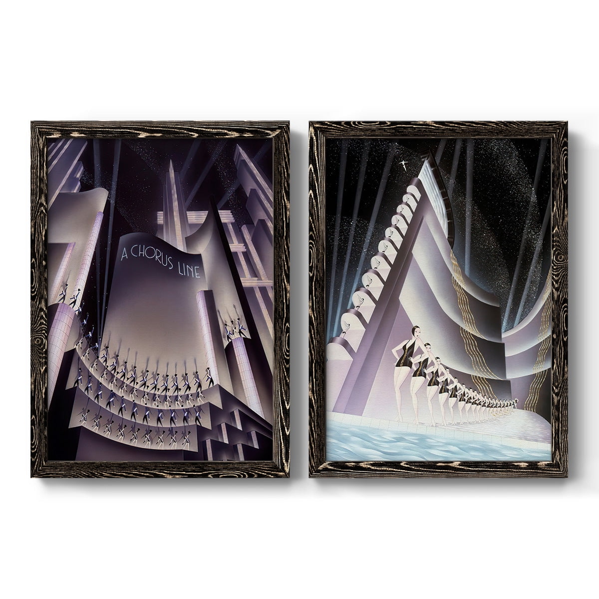 A Chorus Line - Premium Framed Canvas 2 Piece Set - Ready to Hang