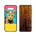 thumbnail image 1 of a-cute-Leopard-Cat-137 Phone Case, Designed for LG Q51 Case Soft Silicon for women girls boys wife gift,Shockproof Phone Cover, 1 of 1