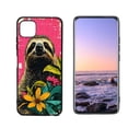 thumbnail image 1 of a-cute-Maned-Three-toed-Sloth-150 Phone Case, Designed for Samsung Galaxy A22 5G Case Soft Silicon for women girls boys wife gift,Shockproof Phone Cover, 1 of 1