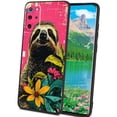 thumbnail image 1 of a-cute-Maned-Three-toed-Sloth-150 Phone Case, Designed for Samsung Galaxy S20+ Plus Case Soft Silicon for women girls boys wife gift,Shockproof Phone Cover, 1 of 1