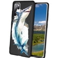 thumbnail image 1 of a-cute-boho-Hammerhead-shark-246 Phone Case, Designed for Samsung Galaxy A02S(US Model) Case Soft Silicon for women girls boys wife gift,Shockproof Phone Cover, 1 of 1