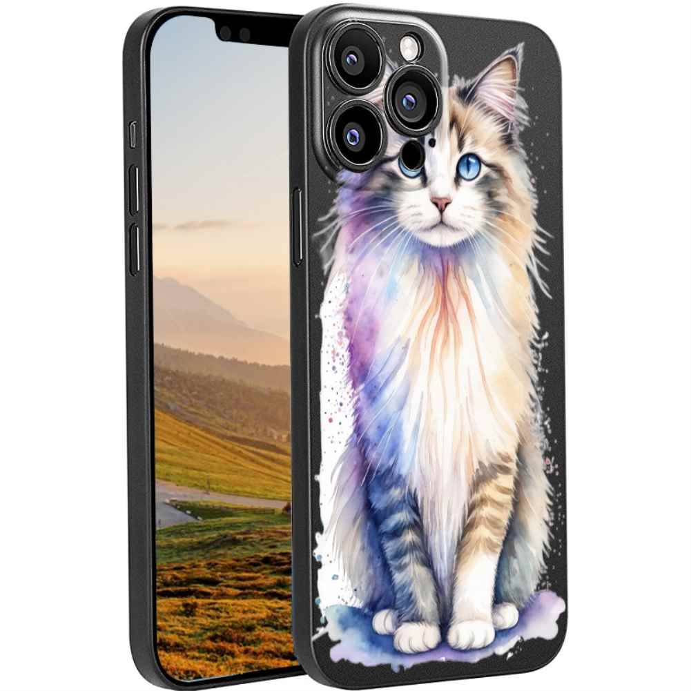 a-cute-boho-Ragdoll-cat-493 Phone Case, Designed for iPhone 13 Pro Max ...