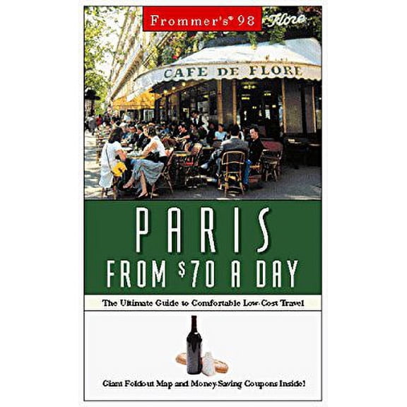 Pre-Owned Frommer's Paris from $70 a Day '98, 9780028618692, 0028618696, Paperback, 4 edition