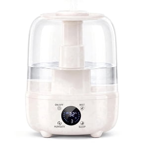 4L Humidifiers for Bedroom, 30H Runtime, 28 dB Quiet, Precise Humidity Control, Easy to Refill & Clean, Nightlight, Cool Mist Humidifiers for Large Rooms