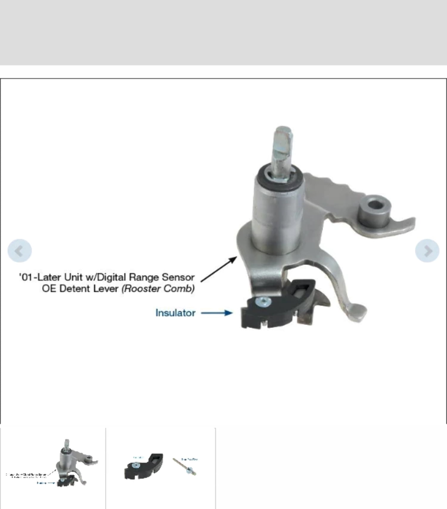 a518 48re neutral safety back-up insulator (replaces plastic piece on ...