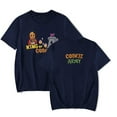 thumbnail image 1 of aCookieGod King of Cookies Merch Short Sleeve T-shirt Unisex Fashion Crew Neck Top, 1 of 2