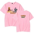 thumbnail image 1 of aCookieGod King of Cookies Merch Short Sleeve T-shirt Unisex Fashion Crew Neck Top, 1 of 2