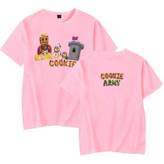 aCookieGod King of Cookies Merch Short Sleeve T-shirt Unisex Fashion Crew Neck Top