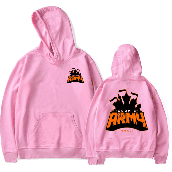 aCookieGod Merch Army Hoodie Printed Hoodies Unisex Men Women Long Sleeve Pullover Top