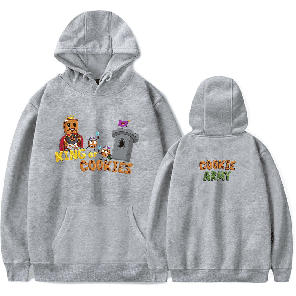 aCookieGod Merch King Of Cookies Castle Hoodie Long Sleeve Fan Merch ...