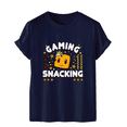 thumbnail image 1 of aCookieGod Merch T-Shirt Gaming And Snacking Summer T Shirts Cute Logo For Mens Boys Girls Womens Unisex Top Tee, 1 of 3
