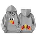 aDJFDGT Oversized Sweatshirt Tunic Children Girls Thanksgiving Plus