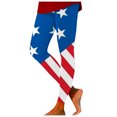 aDJFDGT Straight Leg Yoga Pants for Women Xs Women's Independence Day