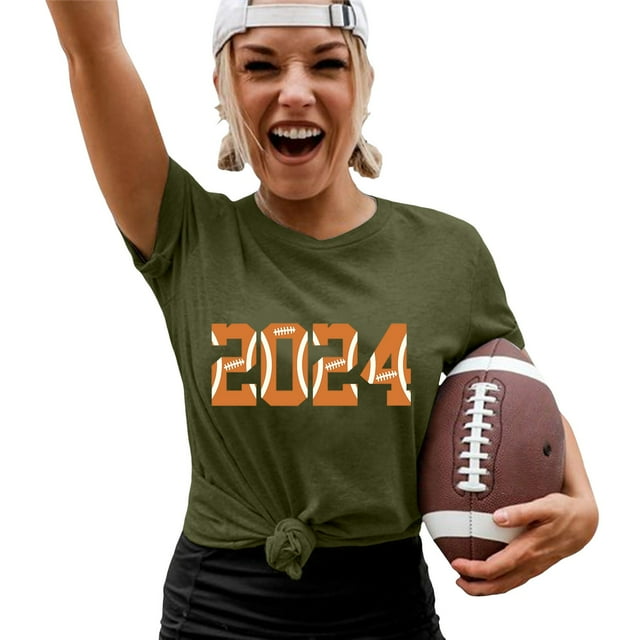 aDJFDGT Womens Casual Tops Trendy Spring 2024 Women's Sweatshirts Crew