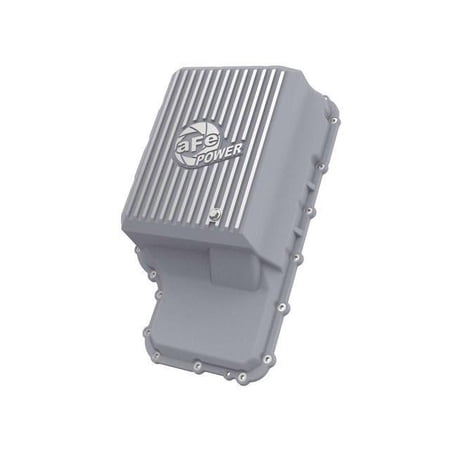 aFe 20-21 Ford Truck w/ 10R140 Transmission Pan Raw POWER Street Series w/ Machined Fins - 46-71220A Fits select: 2020-2021 FORD F250, 2020-2022 FORD F350