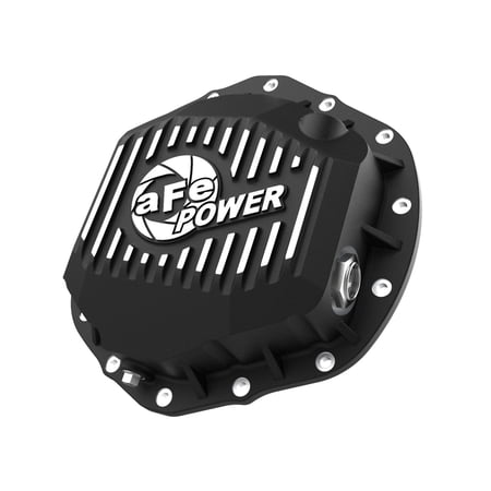 aFe Pro Series Rear Differential Cover with Machined Fins for 2020 Chevrolet Silverado 2500 HD and GMC Sierra 2500/3500 HD