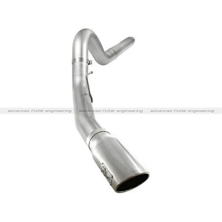 aFe Atlas 5in DPF-Back Aluminized Steel Exh Sys, Ford Diesel Trucks 08-10 V8-6.4L (td) Polished tip Fits select: 2008-2010 FORD F250, 2008-2010 FORD F350
