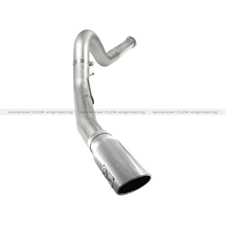 aFe Atlas 5in DPF-Back Aluminized Steel Exh Sys, Ford Diesel Trucks 11-14 v8-6.7L (td) Polished tip Fits select: 2011-2014 FORD F250, 2011-2014 FORD F350