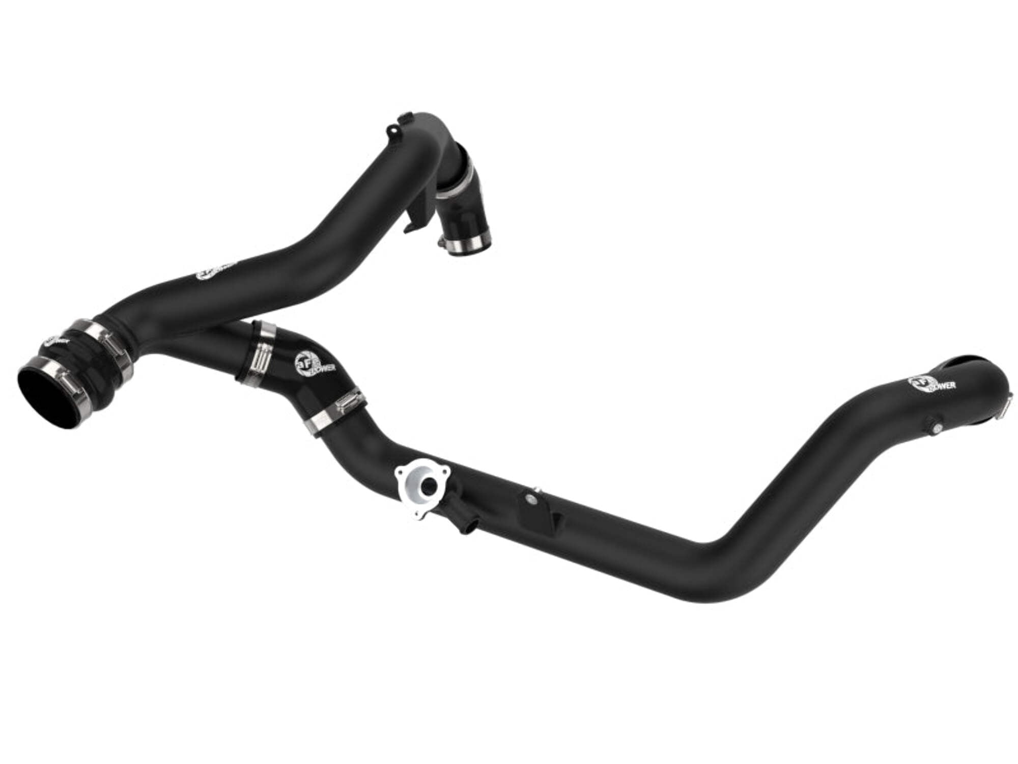 aFe Bladerunner 2-1/4 inch Aluminum Hot Charge Pipe for Ford Explorer and Lincoln Aviator (Part #46-20658-B)
