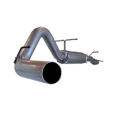 aFe Large Bore 4" HD Diesel Exhaust System (Aluminized) - 03-07 Ford Powerstroke (Cat-Back) - 49-13003 Fits select: 2003-2007 FORD F250, 2003-2007 FORD F350